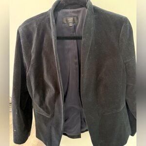 Black Velvet classic jacket from j.crew